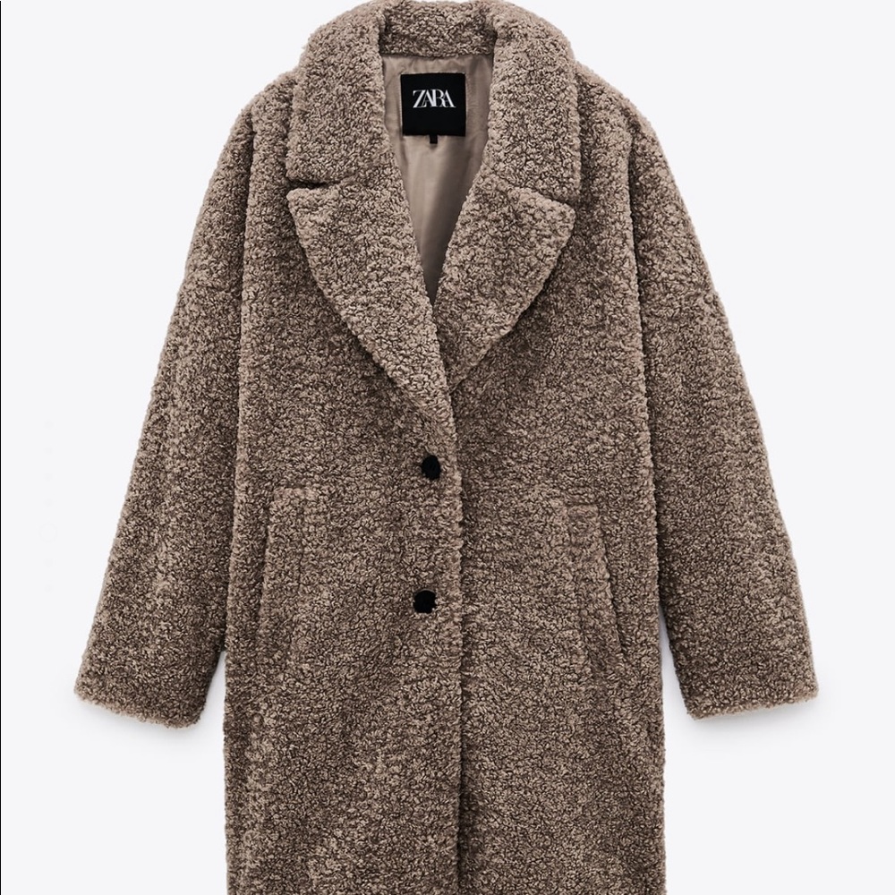 SOLD 🌟 ZARA Textured Oversized Coat